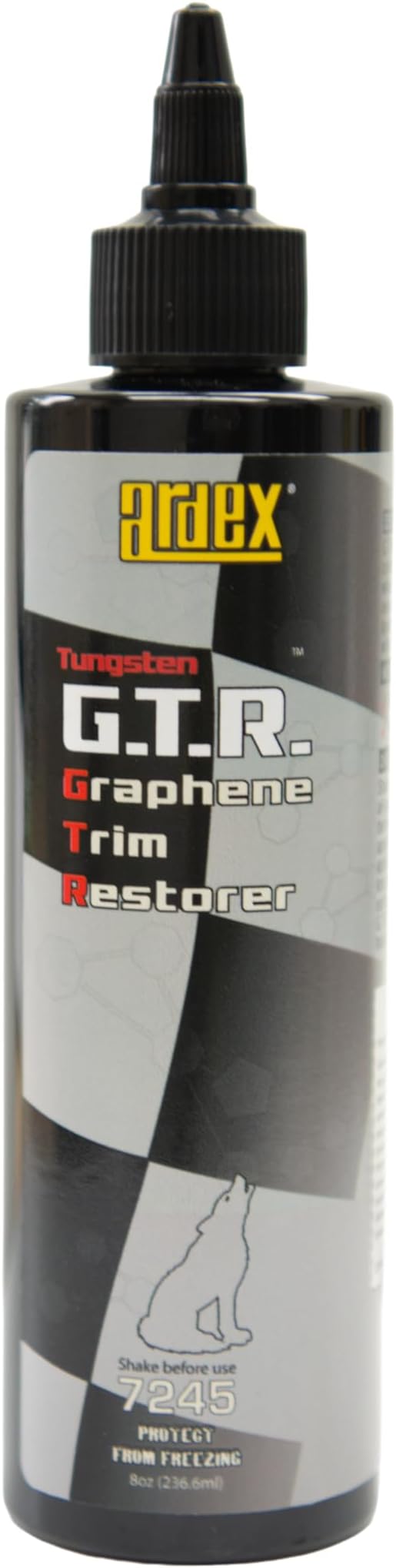 Ardex GTR 7245 Graphene Trim Restorer | Restores Faded Vinyl, Plastic, Rubber & Trim | Hydrophobic + UV Protectant Graphene Coating | DIY Like The Pros | 8 oz | Made in USA