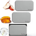 Car Air Freshener - Stone Air Freshener - Car Odor Eliminator - Car Fresheners Long Lasting - Variety 3 Pack Starter Kit - VISOR CLIP INCLUDED (Apple-Open Air-Amber)