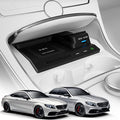 Wireless Car Charger for Mercedes Benz C-Class GLC AMG 2015-2021 C180 C200 C260 C300 C450 GLC 200 GLC 260 GLC 300 C43 C63 GLC43 GLC63, 15W Fast Charging Phone Charger Pad for iPhone Galaxy