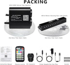 20W RGBW Twinkle APP Dual-Head Pure White Shooting Star Fiber Optic Lights, 1000pcs*0.03in(9.8ft/3m) Optical Fiber Star Ceiling Light Kit for Car Headliner Star/Home