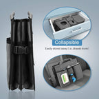 Collapsible Trunk Organizer & Diaper Changing Station, Baby Diaper Caddy Organizer with Movable Dividers, Easy-to-Reach for Back Seat Travel Car Organizer, Waterproof Car Trunk Organizer Groceries