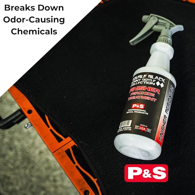 P & S PROFESSIONAL DETAIL PRODUCTS Finisher Peroxide Treatment – Odor & Stain Eliminator, Breaks Down Organic Residue, Reduces Re-Soiling, No Chemical Residue - 16 oz