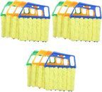 Ipetboom 12pcs Portable Blinds Cleaner Detachable Window Vent Duster for Efficient Dust Removal for Air Conditioner Vents and Hard Reach Areas Sturdy and Washable Design