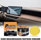 Car Interior Restorer – Leather & Plastic Trim Cream, Renews Faded Dash, Seats, Bumpers & Vinyl, UV Protective Polish, Non-Greasy 50g