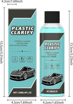 Plastic Clarify Tire Shine, Plastic Clarify For Cars, Car Trim & Plastic Restorer for Refreshing FadedPlastic, Exteriors & Interior Detailer Spray, Plastic Rubber Leather Restorer For Cars (3PCS)
