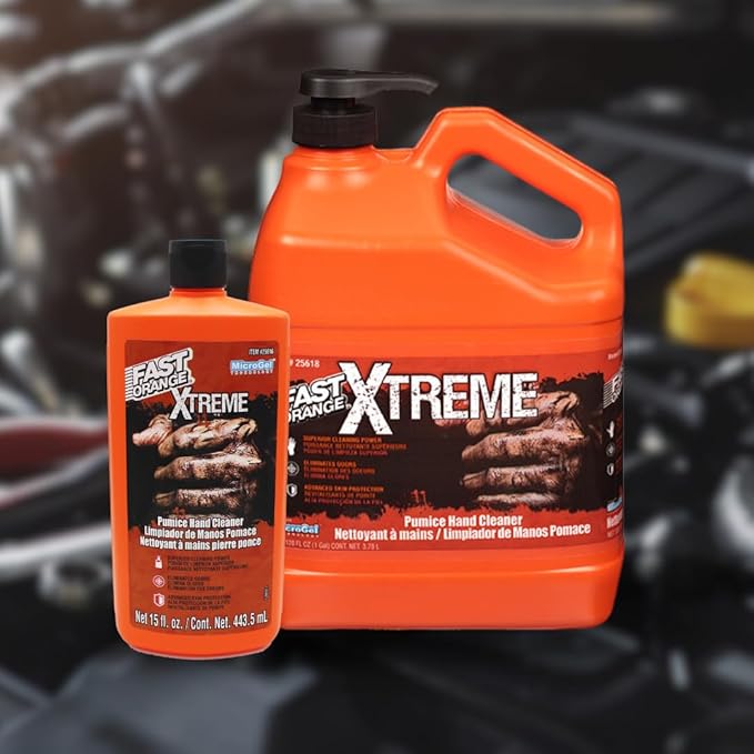 Fast Orange 25618 Xtreme Hand Cleaner, 1 Gallon, 128 Fl Oz (Pack of 1)