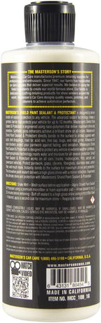 MASTERSON'S CAR CARE MCC_109_16 Shield Paint Sealant & Protectant - Nano Polymer Coating for Cars, Trucks, Motorcycles, RV - Delivers High Gloss Shine - Super Hydrophobic Repelling (16 oz)