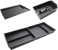 Murano Center Console Organizer for 2025 2026 Murano SL/SV/Platinum Accessories Armrest Storage Box, Lower Console Organizers, Wireless Charging Protective Mat 2025 2026 Murano Accessories 4PCS