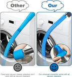 Dryer Vent Cleaner Kit – Flexible Brush & Universal Vacuum Attachment for Lint Removal, Dryer Duct and Vent Cleaning Tool for Dryer, Washer, Car Vents & Air Ducts
