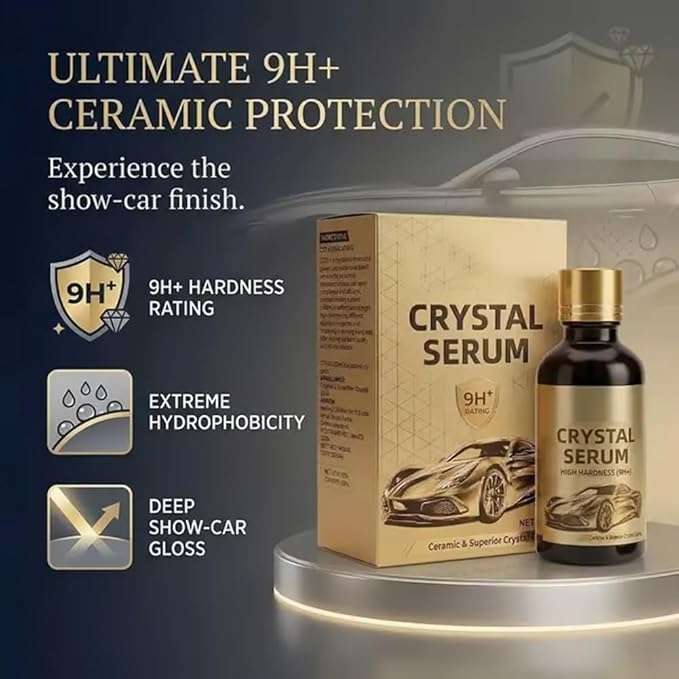 Graphene Ceramic Coating for Cars – 9H Hardness, 10+ Years Protection, Hydrophobic & Scratch Resistant, Long-Lasting Shine & Easy Maintenance (2 Pcs)
