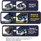 Fitcamx 4K Dash Cam Suitable for RAM 1500 (Model B) 2019-2024 Rebel Big Horn Laramie Tradesman TRX Classic, OEM Look, 2160P UHD Video, WiFi & APP, Loop Recording G-Sensor, Easy to Use, 64GB Card