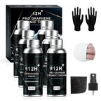 Ceramic Car Coating Kit - Crystal Serum,100ML Advanced Graphene Ceramic Coating, 9H Hardness Graphene Coating for Auto Car Detailing, Gloss Hydrophobicity Anti Scratch (Black A 3 Set)