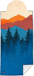 Gone For a Run Car Seat Towel Cover – Hooded Moisture-Wicking Microfiber Seat Protector – 30" x 60" – for Runners and Outdoor Enthusiasts – Sedona
