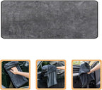 Milisten Car Wash Towel 60x160cm Microfiber Car Drying Cloth Extra Thick Absorbent for Detailing and Polishing