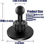 20mm Mganetic Mount for Magsafe, Phone Car Mount Accessory Magnetic Phone Mount Base Fits 20mm (0.78") Ball Socket