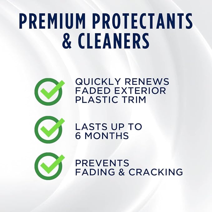 303 Products Graphene Trim Coating – Hydrophobic Graphene Coating – UV Protectant Coating – 6 Months of Protection – Darkens and Renews Plastic Trim – Non-Greasy – 8 Oz (30249)