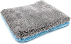 Autofiber Flat Out Microfiber Car Wash Pad - Pack of 4, Blue/Gray (9 inch x 8 inch)