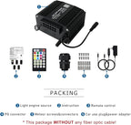 AKEPO 12W Twinkle Shooting Star 2-in-1 Fiber Optic Light Engine Replacement, RGBW Bluetooth APP Control + Music Sync + 28-Key Remote Control for Car Home Starlight Headliner