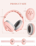 Baby Headphones for Noise, 2-in-1 Baby Ear Muffs Noise Protection for Ages 0-48 Months