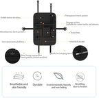 GMQ Backseat Car Organizer, Car Back Seat Organizers with Tray,Multifunctional Car Seat Back Organizer with Foldable Tablet Holder (Black, 2 PCS)