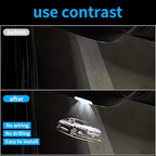 2 Pcs Accord Car LED Projector Door Shadow Light Welcome Light Laser Emblem Logo Lamps Kit Puddle Lights LED Courtesy Step Lights Ground Lamp HD Kit Replacement for Accord 9 2014-2021