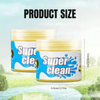 Car Cleaning Gel, Car Cleaning Supplies, Car Cleaning Putty, Universal Car Cleaning Kit Auto Detailing Tools Car Accessories Fit for Automotive, Keyboard, Camera, Printers (Yellow, 2PCS)