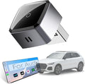 Wireless Carplay Adapter for iPhone, Convert Wired to Apple Carplay Wireless Adapter, Mini Size, Plug and Play, Connection Stable No Delay Car Play for Audi Specific Models