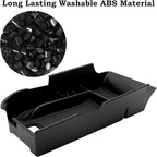 Compatible with Camry XLE or XSE 2018-2021 2022 2023 2024 & Camry LE SE 2020-2023 2024 Center Console Organizer Tray Accessories, Fit Dual USB Ports（not for 9th 2024 2025 Camry） (Black)