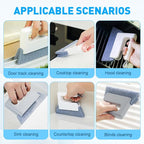 Magic Window Track Cleaner, 2026 Upgraded Handheld Cleaning Brush Set, Creative Cleaner Brushes Tools for Window lides Gaps, Sliding Door Track, Tile Lines Shutter Car Vents (3pcs Mix)