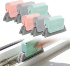 Magic Window Track Cleaner, Window Groove Cleaning Brush Tools Set, Cleaner Brushes for Window lides Gaps Tile Lines Shutter Slats Car Vents & Narrow Gaps (6PC)