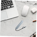 SHOWERORO Type Multi Port USB Hub Splitter Expander for Laptop and Devices High Speed Data Transfer Compact Design for Easy Portability