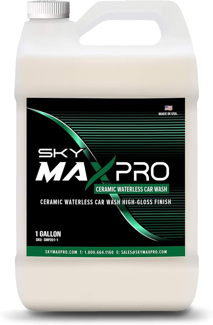 PRO Ceramic Waterless Car Wash Premium Aviation-Garde Cleaning with the latest Nanotechnology Without Swirling or Scratching 1 Gallon
