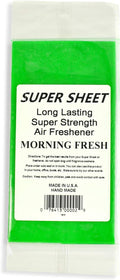 Super Sheet Small (7.5"x3.75") Under Seat Car Air Freshener (Morning Fresh)