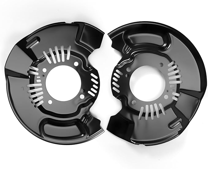 Pair Front Brake Dust Shields Right & Left Side for Tacoma 2.7L 3.5L 4.0L 2005-2023 Replaces 47782-04050 47782-04040