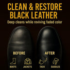 Black Saddle Soap for Leather – 3-Piece Saddle Soap Kit for Leather Cleaning, Boots, Tack, and Saddles – Includes Applicator and Cloth – Leather Soap and Conditioner for Leather Boots and Tack Care