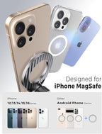 eSamcore Fits MagSafe Car Mount Strong N52 Magnets car Vent Magnetic Phone Mount Adjustable Air Vent Cell Phone Holder Clip for iPhone 16/15/ 14/13/ 12/ Pro Max [1 Pack]