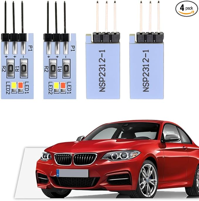NJSBYL 4PCS LED Door Panel Handle Ambient Circuit Board for B-MW 3 4 5 Series X1 M4 Gran Turismo Touring Sedan Convertible Coupe F10 F30 F31 F32 F33 F34 F36 F48 F82 F83 Red-White Atmosphere Lighting