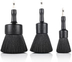 Detail Factory - Large Flat Top Drill Brush – Soft Bristle Drill Brush Attachment for Car Detailing, Carpet & Upholstery Cleaning, Power Scrubber for Drill
