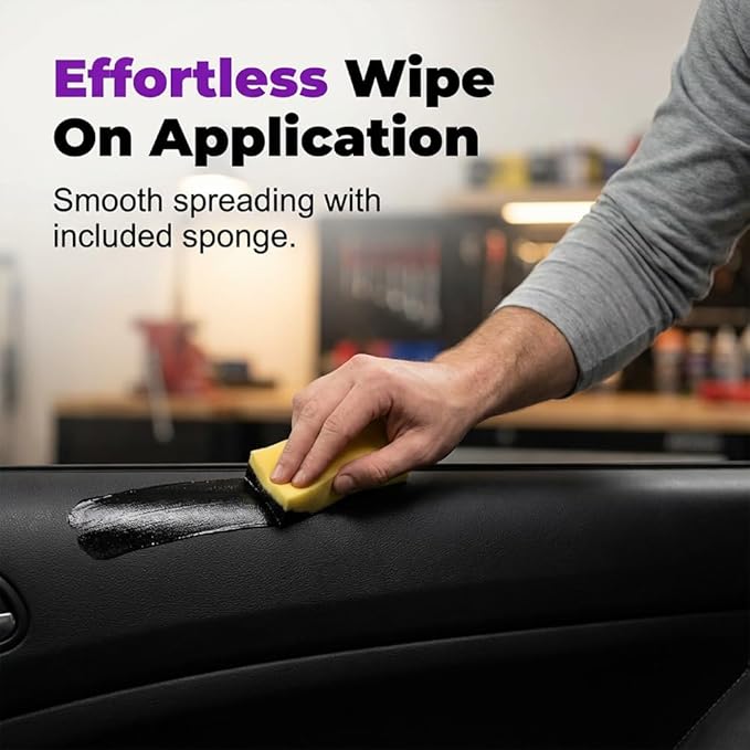 Tyre Nourish Cream, Tire Wax 100g with Sponge,Tire Polishing Paste, Restores Black Gloss, Wheel Cleaning Refurbish Wax, Maintain Luster for Car Tires, Ultimate Wheel Protection (2)