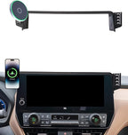 Car Phone Holder for Toyota Grand Highlander/Grand Highlander Hybrid 2024 2025 2026 Accessories Apply to 12.3 Inch Touchscreen 15W Fast Wireless Charger Screen Fixed Clip Cell Phone Mount