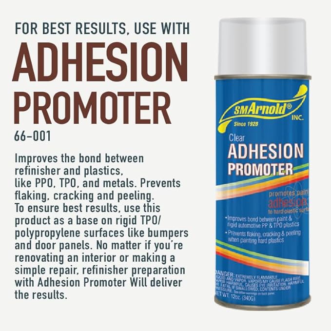 S.M. Arnold Refinishing Spray Paint - GRAY METALLIC 11 Oz. - For Leather, Carpet, Vinyl, Metal, Plastic, Polycarbonate, Polypropylene, Acrylic, Lexan, Fiberglass | Pro Grade Aerosol Refinisher