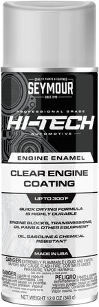 Seymour EN-70 Hi-Tech Engine Spray Paint, Gloss Clear, 12.00 Ounce (Pack of 1)