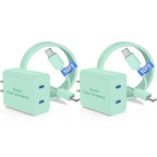 45W Dual Port Super Fast Charger with Long USB C to C Cable 10ft,Type C Wall Charger Block and Android Phone Charging Cord for Samsung Galaxy S26 Plus/S25 Ultra/S25+/S24+/S23+/S22+/S21/S20/Note 20/10+