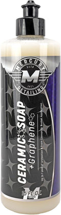 Ceramic Soap with Graphene Car Wash Soap 16 oz (Pack of 1) – High Foaming SiO2 Formula | Long-Lasting Protection | pH Neutral | Foam Cannon, Pressure Washer, & Bucket Wash Compatible