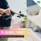 3D Orange Degreaser + Pink Car Soap – Complete Car Wash & Degreasing Kit with Citrus Cleaner & pH-Balanced Soap