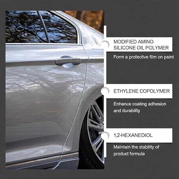 Car Ceramic Coating Agent, Crystal Serum Ceramic Coating, Ceramic Car Coating Kit - Crystal Serum, Advanced Graphene Ceramic Coating for Cars, 9H Graphene Coating for Auto Car Detailing (3Sets)
