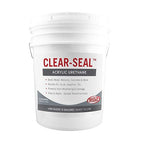 Rain Guard Water Sealers - CLEAR-SEAL - Professional Sealer And Finish Coat For Decorative Concrete, Stone, And Other Masonry Surfaces - Acrylic Urethane Coating - Low Gloss - Ready To Use - 5 Gallon