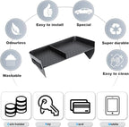 3PCS Center Console Organizer Compatible with 2019-2024 2025 Toyota RAV4 Driver's Drawer Box Storage Tray Insert Secondary Storage Box Interior Accessories