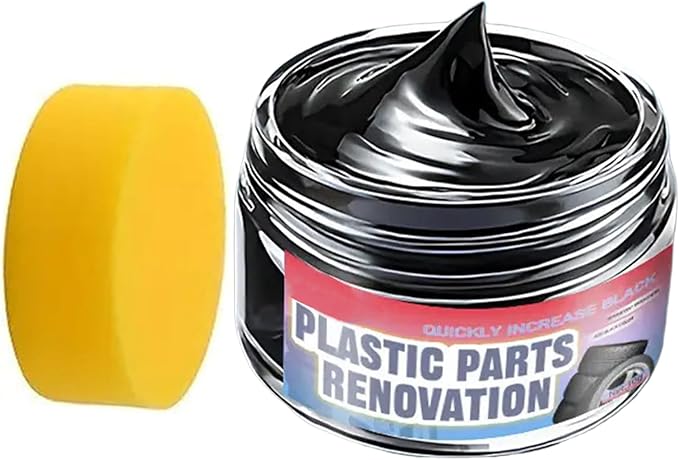 Car Trim Restorer, with Long-Lasting Formula, 30ml, Car Exterior Shine Restorer, Interior and Exterior Restoration Paste, Uv Resistant Coating, for Detailing Vehicles
