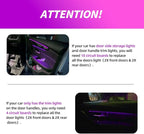 NJSBYL 10PCS Door Pocket Penal Ambient Circuit Board for B-MW X1 2016-2022, Gran Turismo 2020-2017, 7 Series F01/LWB F02 LCI 2012-2015 Interior Door Panel Light Purple-White Courtesy Light Kit